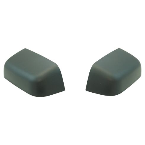 2015-19 Ford F150 Truck 2 Piece Textured Black Rounded Mirror Head Towing Mirror Cap Set For Trail Ridge Tow Mirrors Only Trail Ridge TR00485
