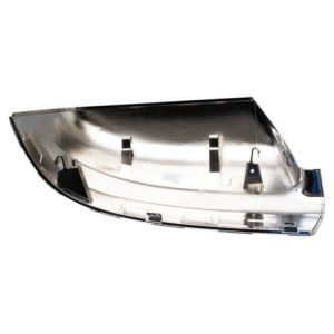 2019-21 Ram 1500 Truck Driver & Passenger Side without Mirror Turn Signal 2 Piece Checkered Flag Style Mirror Cap Set TRQ MCA09985