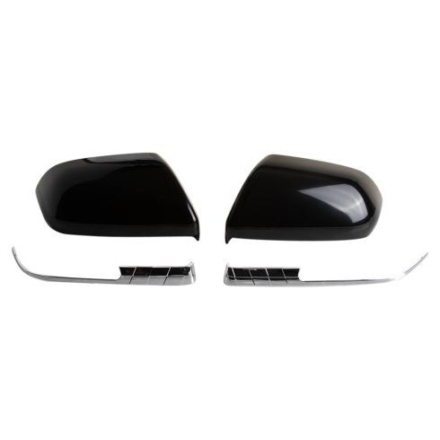Ford Expedition Lincoln Navigator Driver & Passenger Side 2 Piece Mirror Cap Set TRQ MCA11026