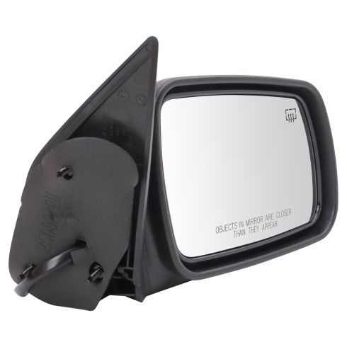 1996-98 Jeep Grand Cherokee Passenger Side Power Heated Textured Black Mirror with Heat TRQ MRA05144