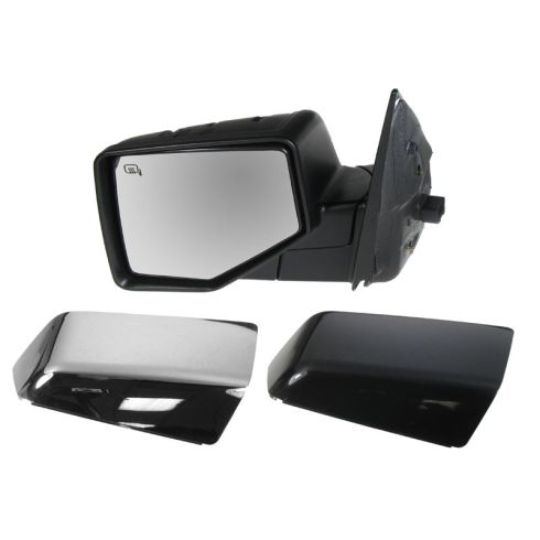 Ford Mercury Driver Side Mirror with Chrome Mirror Cap with Paint to Match Mirror Cap DIY Solutions MIR01133