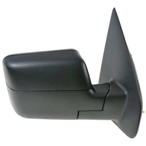 2007-08 Ford F150 Truck Passenger Side Power Heated Textured Black Mirror Power, with Heat, Manual Folding, without Memory TRQ MRA05939