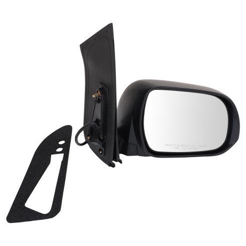 2011-14 Toyota Sienna Passenger Side Power Textured Black Mirror without Heat TRQ MRA05969