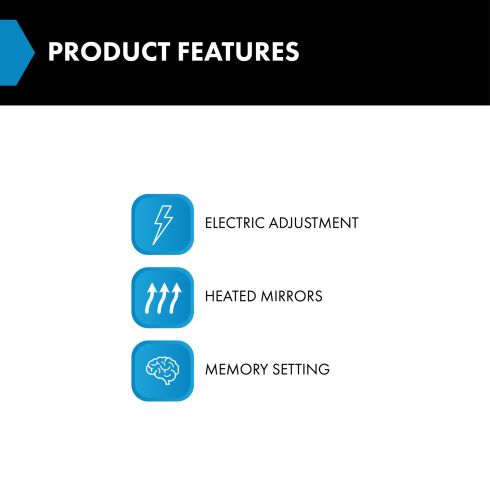 Lexus RX330 RX350 RX400h Passenger Side Mirror TRQ MRA05988