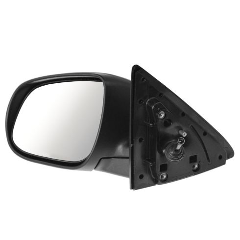 2010-13 Kia Forte Koup Driver Side Manual Remote Paint to Match Mirror with Paint to Match Mirror Cap with Textured Black Mirror Cap DIY Solutions MIR01990