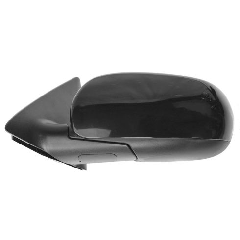 2010-13 Kia Forte Koup Driver Side Manual Remote Paint to Match Mirror with Paint to Match Mirror Cap with Textured Black Mirror Cap DIY Solutions MIR01990
