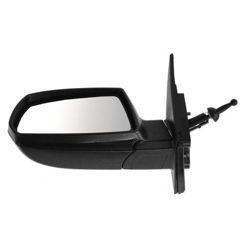 2006-10 Kia Rio Rio5 Driver Side Mirror with Paint to Match Mirror Cap with Textured Black Mirror Cap TRQ MRA06514