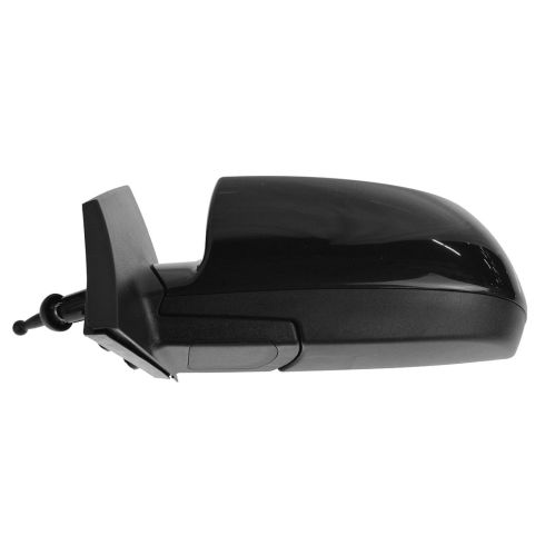 2006-10 Kia Rio Rio5 Driver Side Mirror with Paint to Match Mirror Cap with Textured Black Mirror Cap TRQ MRA06514