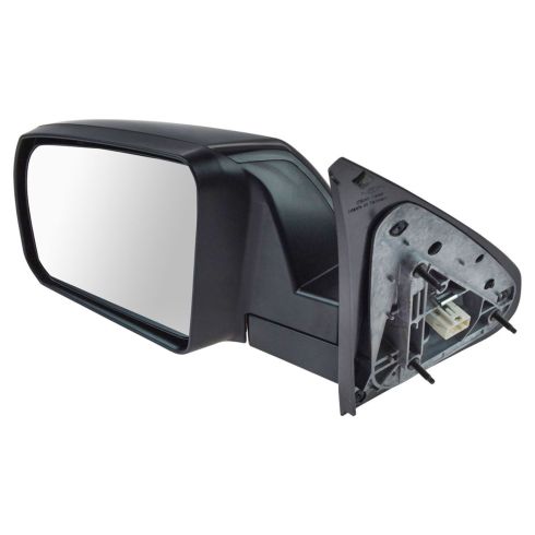 2014-17 Toyota Tundra Driver Side Power Heated Mirror Manual Folding, without Blind Spot Indicator, with Smooth Black Cover TRQ MRA08298