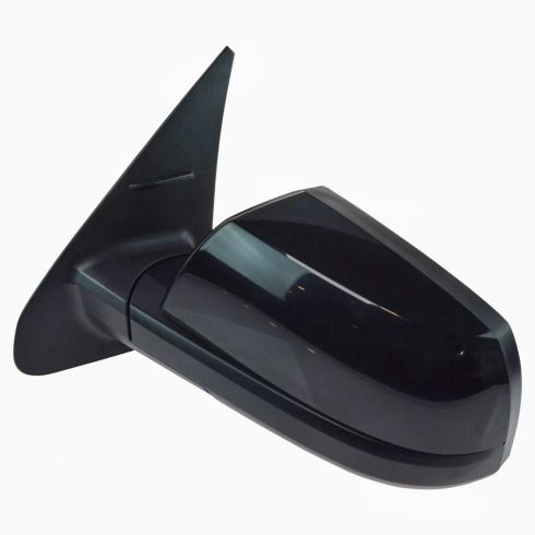 2014-17 Toyota Tundra Driver Side Power Heated Mirror Manual Folding, without Blind Spot Indicator, with Smooth Black Cover TRQ MRA08298