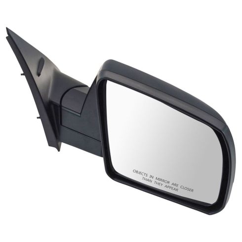 2014-17 Toyota Tundra Passenger Side Power Heated Mirror Manual Folding, without Blind Spot Indicator, with Smooth Black Cover TRQ MRA08299