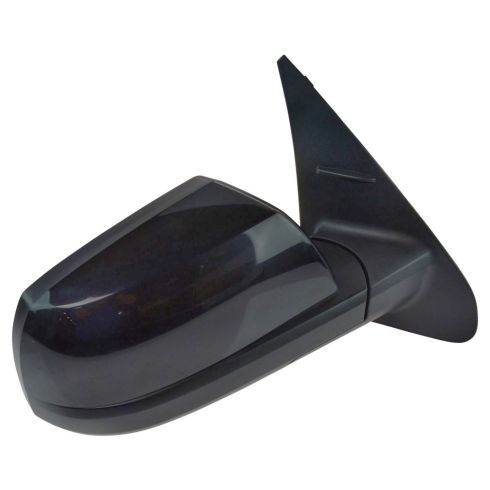2014-17 Toyota Tundra Passenger Side Power Heated Mirror Manual Folding, without Blind Spot Indicator, with Smooth Black Cover TRQ MRA08299