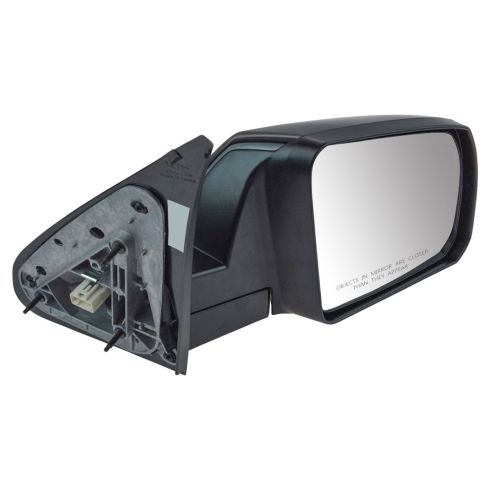 2014-17 Toyota Tundra Passenger Side Power Heated Mirror Manual Folding, without Blind Spot Indicator, with Smooth Black Cover TRQ MRA08299