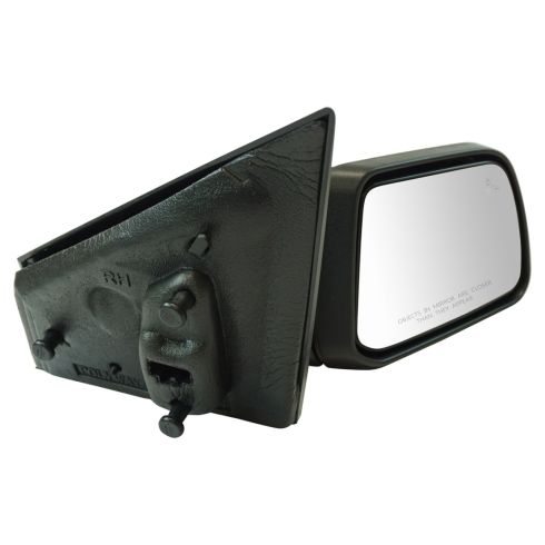 2011 Ford Edge From 2/08/11 Production Date Passenger Side Power Heated Paint to Match Mirror with Heat, without Memory, without Spotter Mirror, with Black Cover TRQ MRA06793