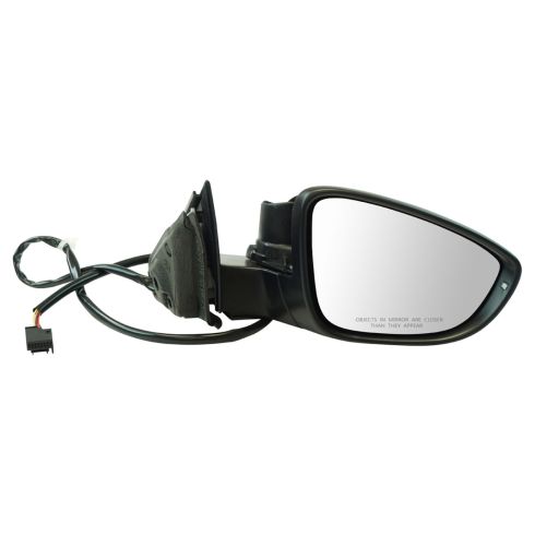 2012 VW Passat To 4/01/12 Production Date Passenger Side Power Heated Paint to Match Mirror without Memory TRQ MRA06825