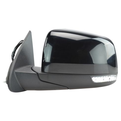 2011-18 Dodge Durango Driver Side Power Heated Mirror with Memory, without Blind Spot Indicator, with Black Cover TRQ MRA08263