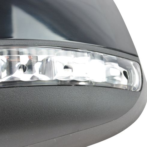 2011-18 Dodge Durango Driver Side Power Heated Mirror with Memory, without Blind Spot Indicator, with Black Cover TRQ MRA08263