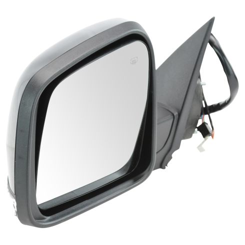 2011-18 Dodge Durango Driver Side Power Heated Mirror with Memory, without Blind Spot Indicator, with Black Cover TRQ MRA08263