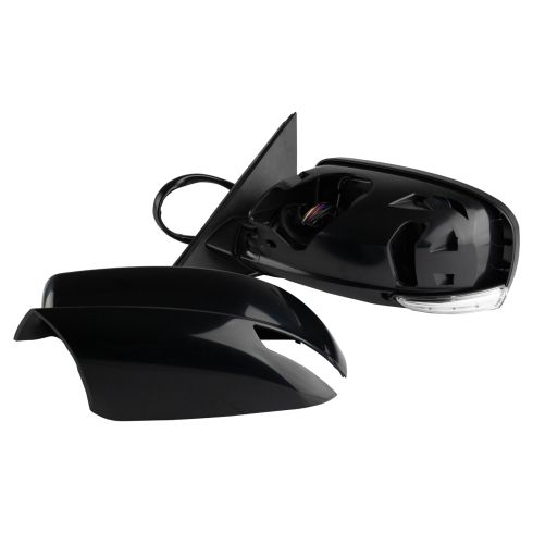 2012-19 Chrysler 300 Driver Side Power Heated Paint to Match Mirror with Memory, with Housing Turn Signal, with Puddle Light, with Black Cover TRQ MRA07039