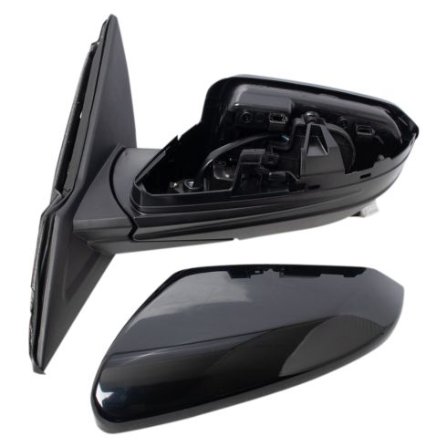 2020-23 Hyundai Sonata SEL Driver Side Power Heated Textured Black Mirror TRQ MRA04285