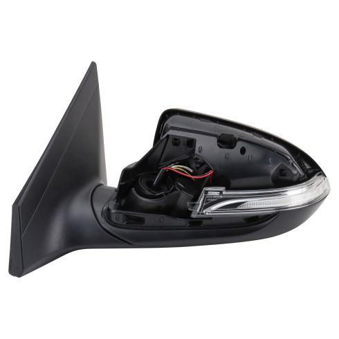 2017-18 Hyundai Elantra Korea Built Models (1st VIN Digit K) Driver Side Power Heated Mirror with Heat, without Memory, with Housing Turn Signal TRQ MRA18449