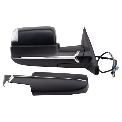 Ram 2500 3500 Passenger Side Mirror with Matching Driver Side Mirror Cap Trail Ridge TR19971