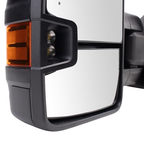 2015-17 Chevrolet Silverado 1500 Driver Side Power Heated Mirror Power, Manual Folding, with Black Cover Trail Ridge TR38328