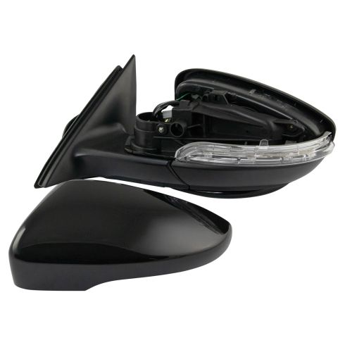 2016-19 VW Passat Driver Side Power Heated Paint to Match Mirror Manual Folding, with Memory TRQ MRA09422