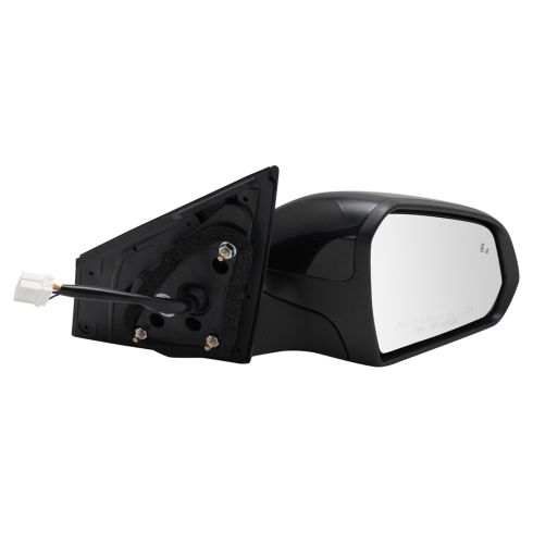 2015-17 Hyundai Sonata Passenger Side Power Heated Mirror without Memory, with Housing Turn Signal, with Blind Spot Indicator, with Gloss Black Cover TRQ MRA08036