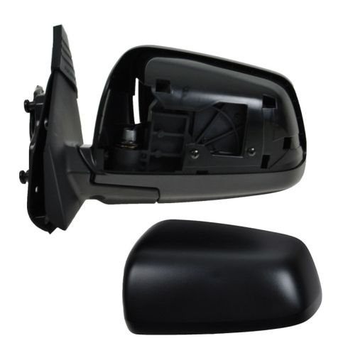 2008-14 Mitsubishi Lancer Driver Side Power Textured Black Mirror without Heat TRQ MRA06064