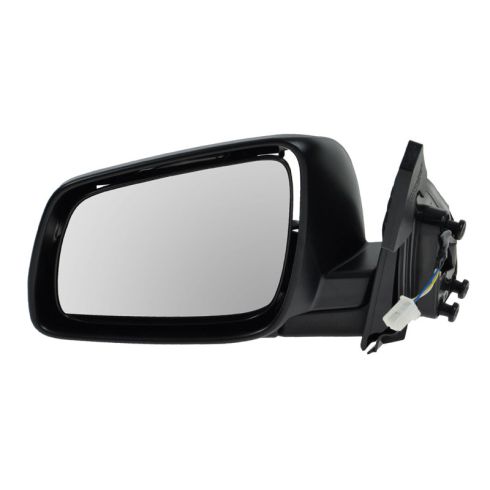 2008-14 Mitsubishi Lancer Driver Side Power Textured Black Mirror without Heat TRQ MRA06064