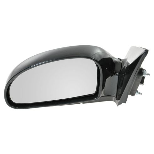 Kia Spectra Spectra 5 Driver Side Mirror with Paint to Match Mirror Cap with Textured Black Mirror Cap TRQ MRA05962