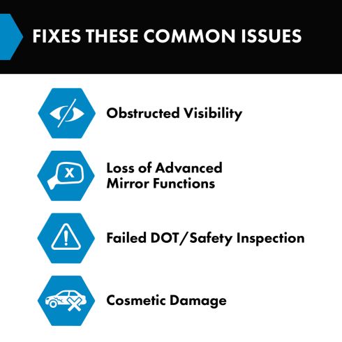 Ford Expedition Passenger Side Mirror Glass TRQ MGA08567