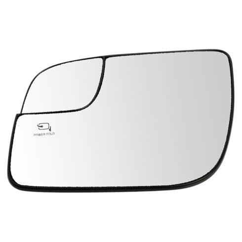 2016-19 Ford Explorer Driver Side Mirror Glass For Factory Equipped Mirrors Only with Heat TRQ MGA42886
