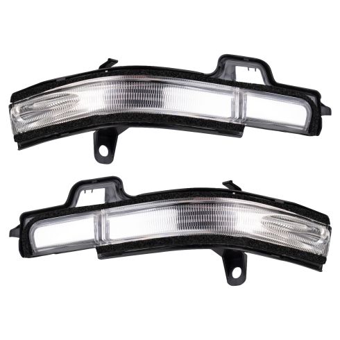 2018-22 Ford Expedition Lincoln Navigator Driver & Passenger Side 2 Piece Mirror Turn Signal Set TRQ MSA11062