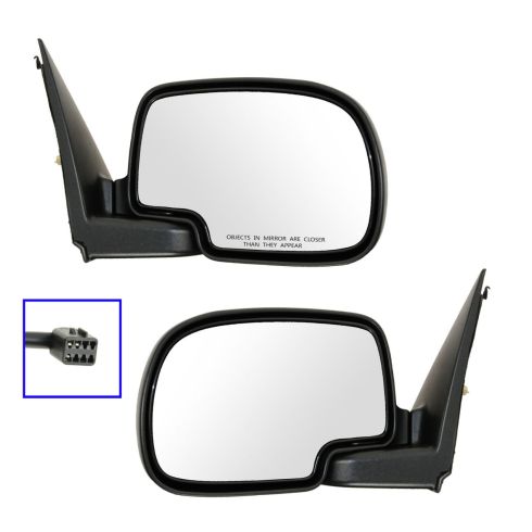 Chevrolet GMC Driver & Passenger Side 2 Piece Mirror Set TRQ MRA09103