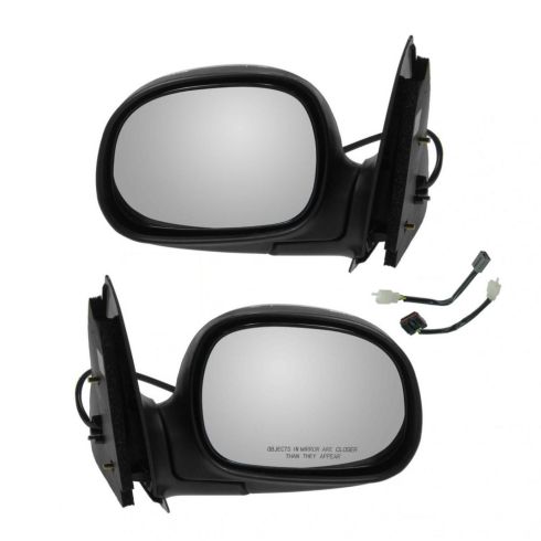 Ford F150 F250 Driver & Passenger Side 2 Piece Mirror Set TRQ MRA04830