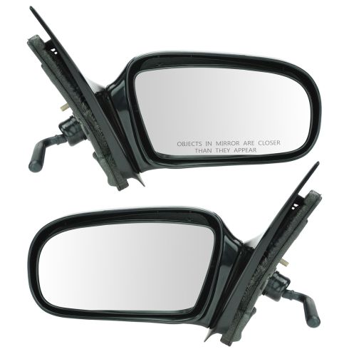Chevrolet Cavalier Pontiac Sunfire Driver & Passenger Side 2 Piece Mirror Set TRQ MRA09144
