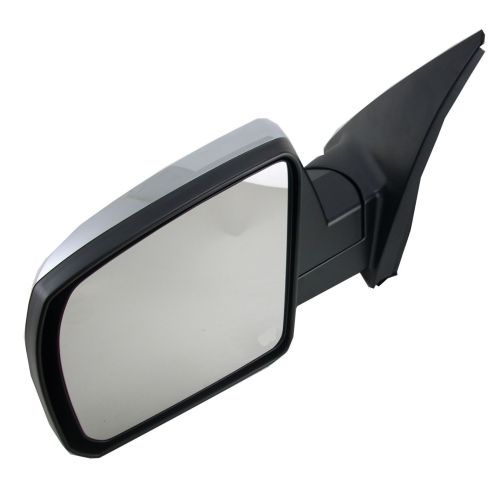 2007-13 Toyota Tundra Base Model Driver & Passenger Side 4 Piece Chrome Mirror Kit TRQ MRA04164