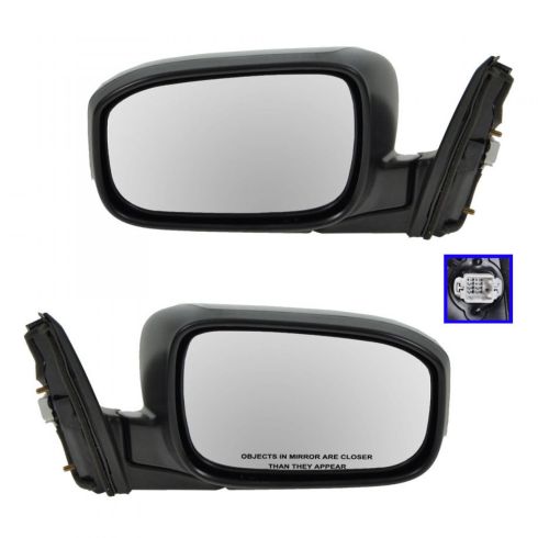 Honda Accord Driver & Passenger Side 2 Piece Mirror Set TRQ MRA09196