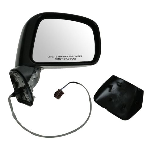 2007 Nissan Versa Sedan Driver & Passenger Side 2 Piece Power Without Memory Paint to Match Mirror Set TRQ MRA04924