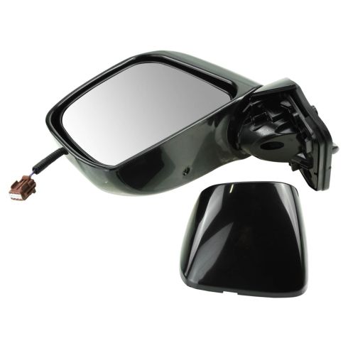 2007 Nissan Versa Sedan Driver & Passenger Side 2 Piece Power Without Memory Paint to Match Mirror Set TRQ MRA04924