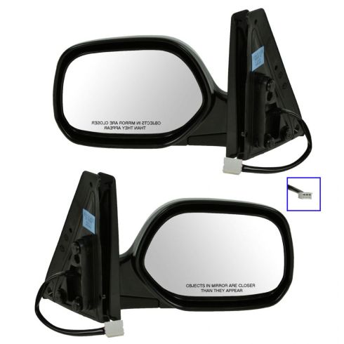 2004-06 Scion xB Driver & Passenger Side 2 Piece Power Paint to Match Mirror Set TRQ MRA04925