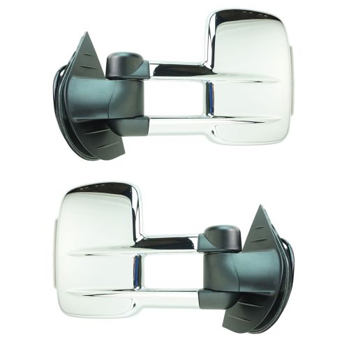 2007-13 Chevrolet GMC Driver & Passenger Side 2 Piece Mirror Set Trail Ridge TR00227