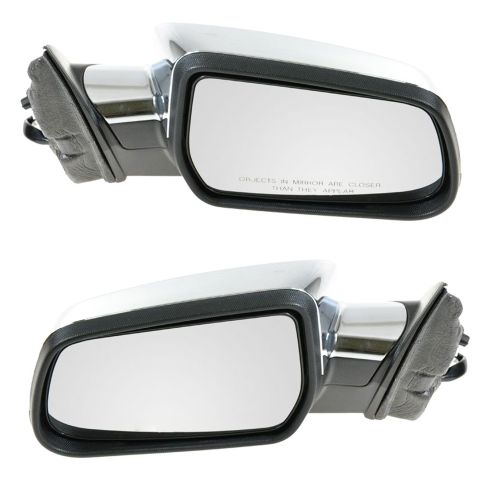 2010-11 Chevrolet Equinox GMC Terrain Driver & Passenger Side 2 Piece Mirror Set TRQ MRA04752