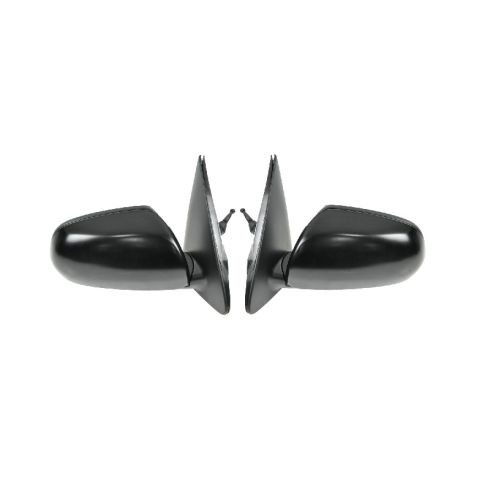 Kia Forte Driver & Passenger Side 2 Piece Mirror Set with Paint to Match Mirror Caps with Textured Black Mirror Caps TRQ MRA04369