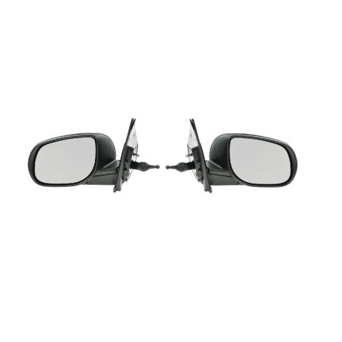Kia Forte Driver & Passenger Side 2 Piece Mirror Set with Paint to Match Mirror Caps with Textured Black Mirror Caps TRQ MRA04369