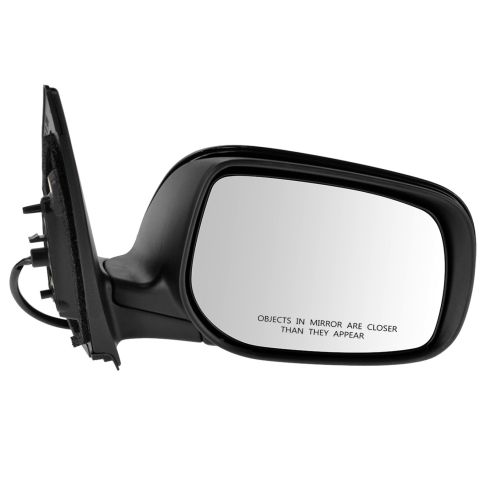 2009-13 Toyota Corolla North America Built Models Driver & Passenger Side 2 Piece Power Gloss Black Mirror Set TRQ MRA04347