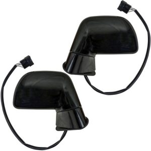 1995-96 Lincoln Town Car Driver & Passenger Side 2 Piece Power Heated Without Memory Paint to Match Mirror Set DIY Solutions MIR04296
