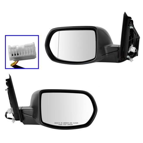 2012-14 Honda CR-V EX Driver & Passenger Side 2 Piece Power Without Memory Paint to Match Mirror Set TRQ MRA09305